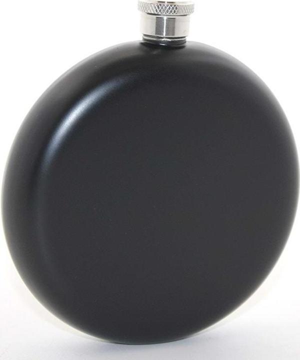 Paslanmaz Çelik Yuvarlak 8 Oz Tekli Matara - Image 1