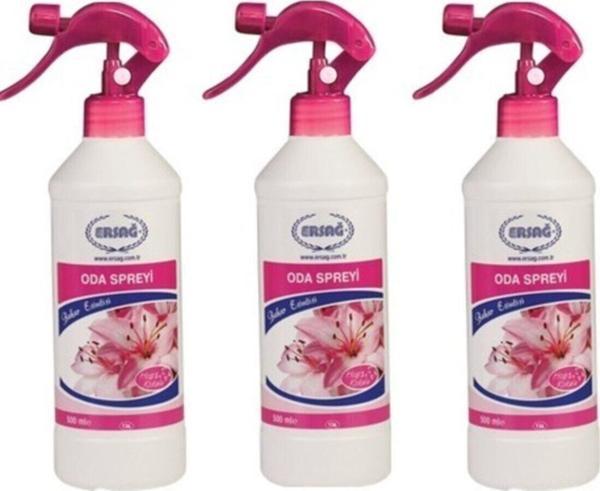 Ersağ 3x Bahar Kokulu Oda Spreyi 500ml - Image 1