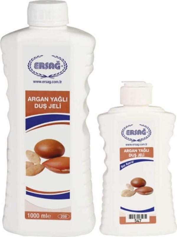 Ersağ Argan Yağlı Duş Jeli 1000 Ml. + Boş Aparat - Image 1