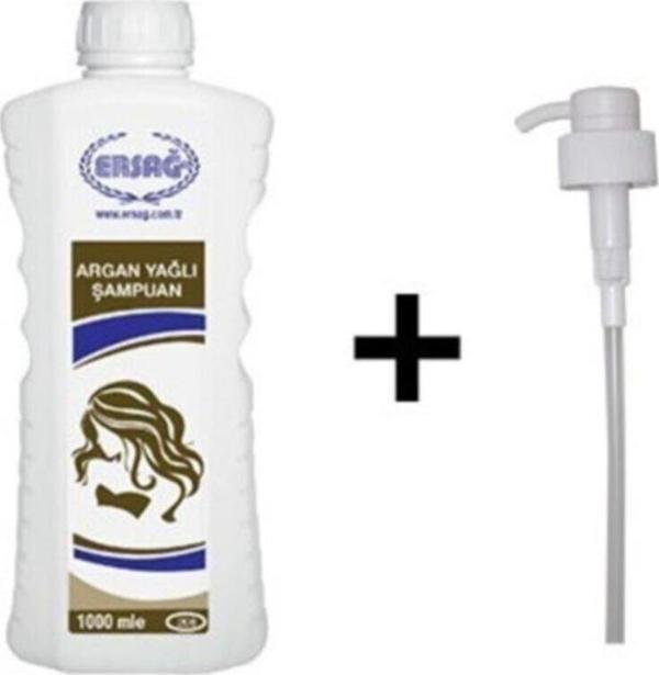 Ersağ Argan Yağlı Şampuan Bitkisel 1000 Ml - Image 1