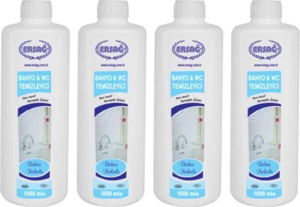 Ersağ Bahar Kokulu Banyo & Wc Temizleyici 1000ml 4 Adet - Image 1