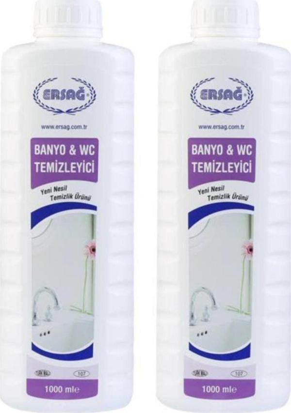 Ersağ Banyo Wc Temizleyici 1000 ml 2 Adet - Image 1