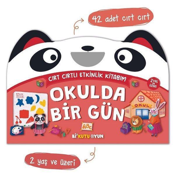 Okulda Bir Gün - Cırt Cırtlı Etkinlik Kitabım - Bi Kutu Oyun Yayınevi - Image 1