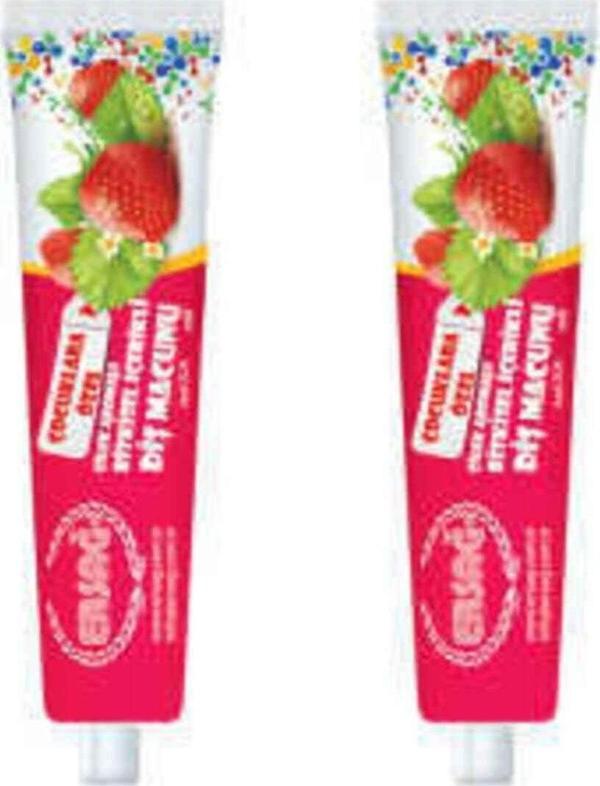 Ersağ Çilekli Diş Macunu (çocuklara Özel) 75 Ml. * 2 Adet - Image 1