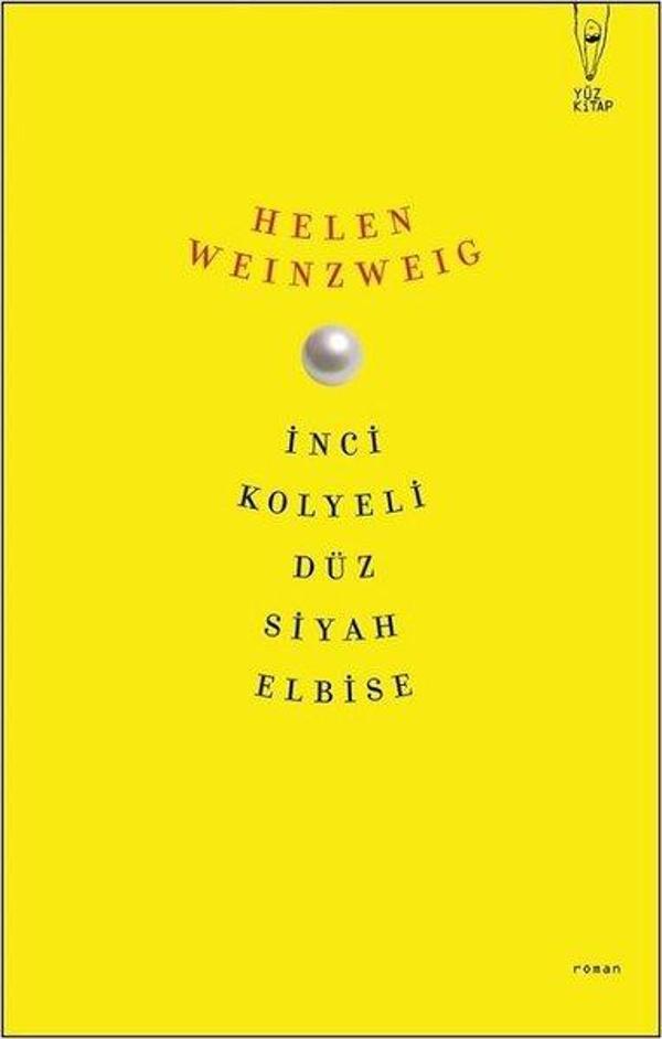 İnci Kolyeli Düz Siyah Elbise - Yüz Kitap - Image 1