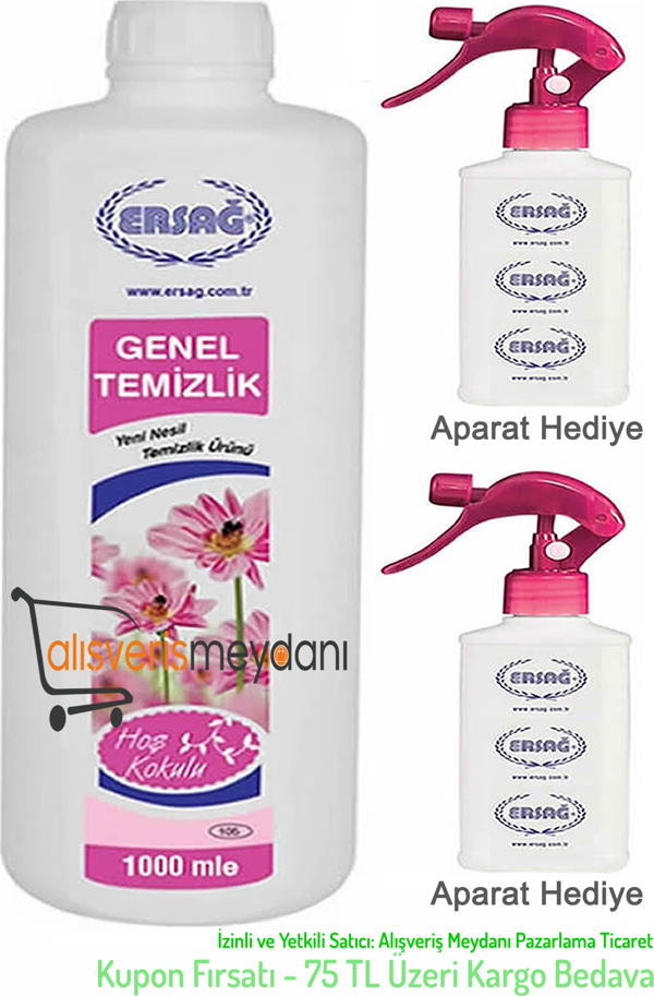 Ersağ Genel Temizlik - 2 Adet Aparat Hediyeli -  Faturalı - Yeni Tarihli - Orijinal - Image 1