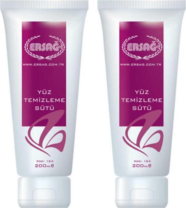 Ersağ Yüz Temizleme Sütü 200 Ml. X 2 Adet - Image 1