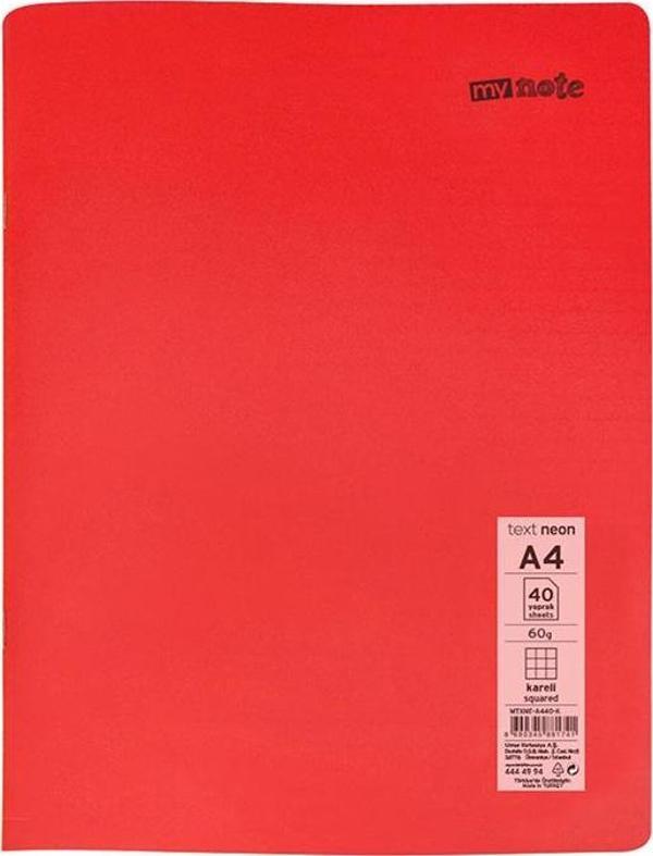 Umur Mynote Text Neo A4 40 Yp Kareli Defter 30002119 Mtxne-A440-K - Image 1