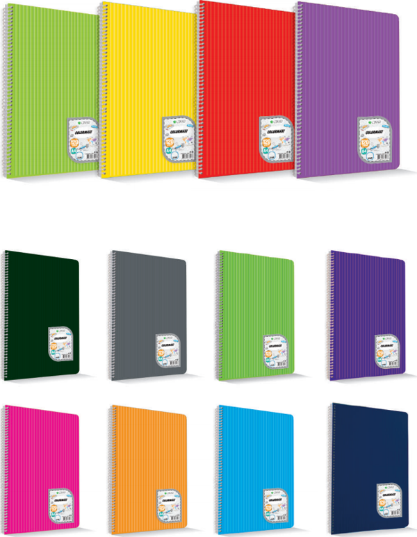 Çınar Colormaxı A4 144 Yp Kareli Pp Kapak Spiralli 73011 - Image 1