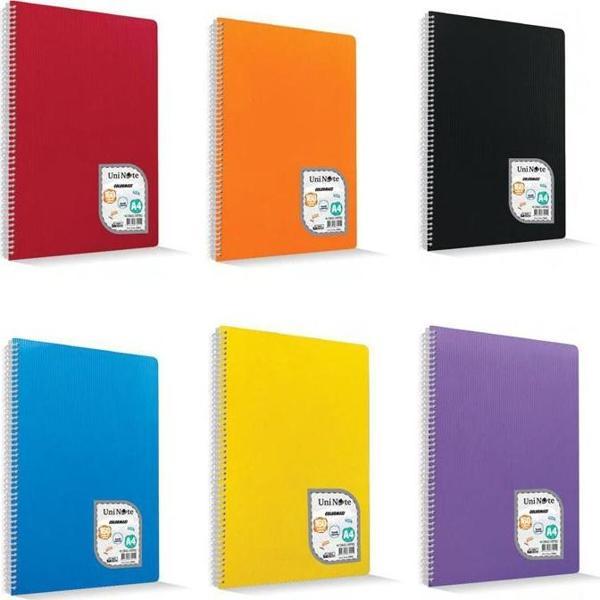Çınar Colormaxı A4 80 Yp Kareli Spiralli Pp Defter 73027 - Image 1