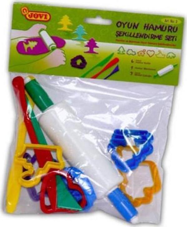 Jovi Art Şekillendirme Seti (Kalıp-Merdane-Spatula Blister) - Image 1
