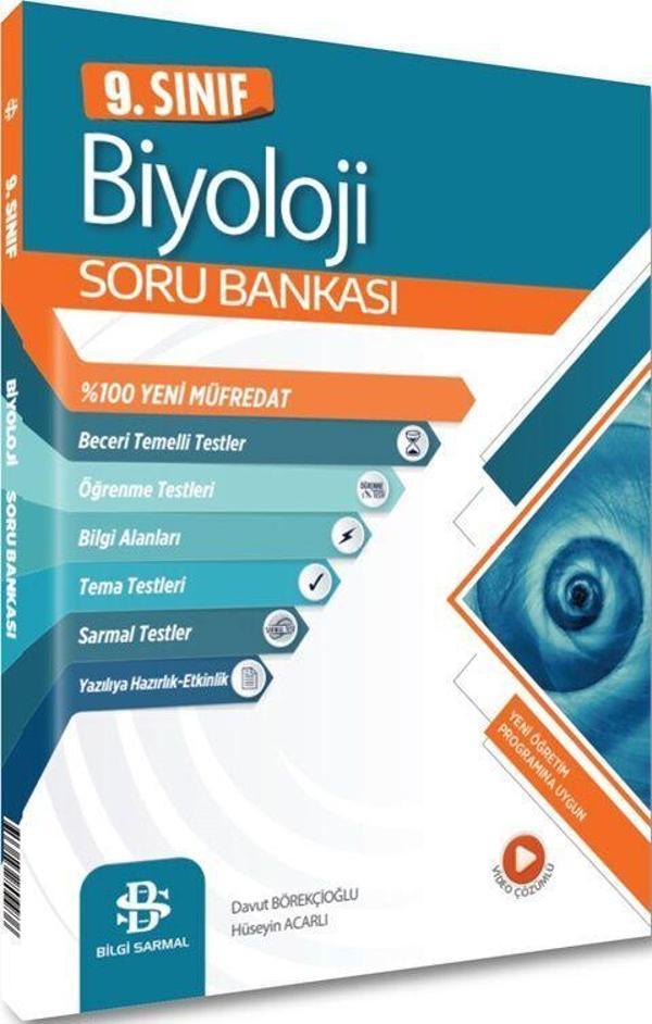 Bilgi Sarmal 9. Sınıf Biyoloji Soru Bankası - Bilgi Sarmal Yayınları - Image 1