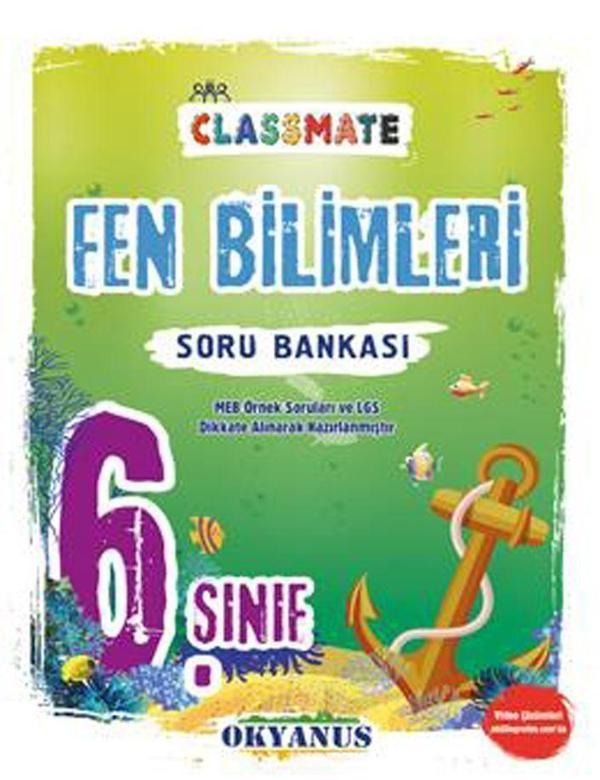 Okyanus Yayınları 6. Sınıf Fen Bilimleri Classmate Soru Bankası - Okyanus Eğitim - Image 1