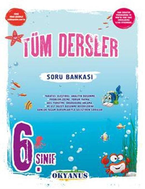 Okyanus Yayınları 6. Sınıf Tüm Dersler Soru Bankası - Okyanus Eğitim - Image 1