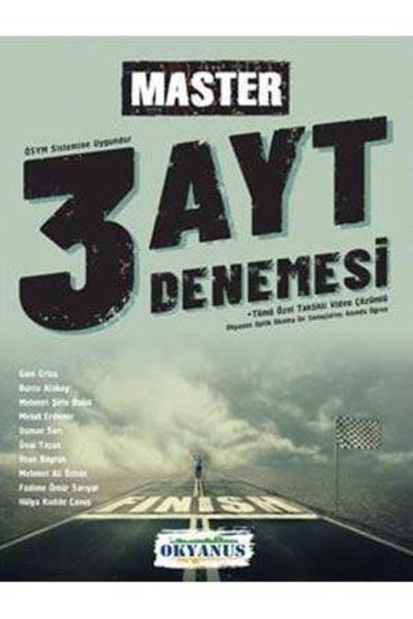 Okyanus YKS AYT Master 3 Deneme Okyanus Yayınları - Okyanus Eğitim - Image 1