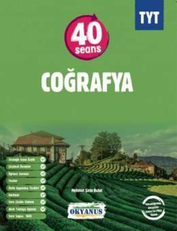 Okyanus YKS TYT Coğrafya 40 Seans Konu Anlatımı Okyanus Yayınları - Okyanus Eğitim - Image 1