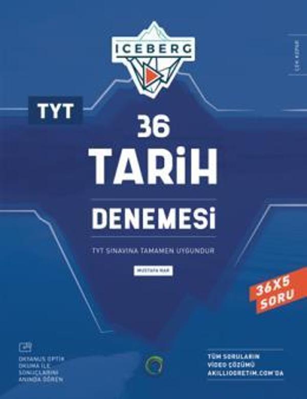 Okyanus YKS TYT Tarih Iceberg 36 Deneme Okyanus Yayınları - Okyanus Eğitim - Image 1