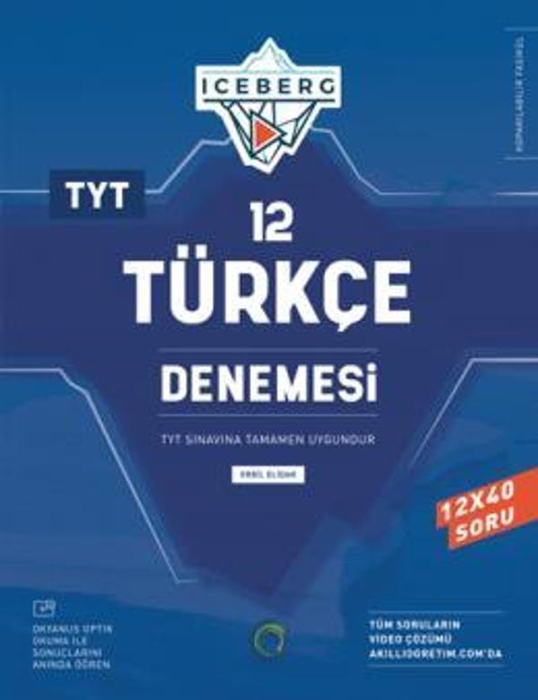 Okyanus YKS TYT Türkçe Iceberg 12 Deneme Okyanus Yayınları - Okyanus Eğitim - Image 1