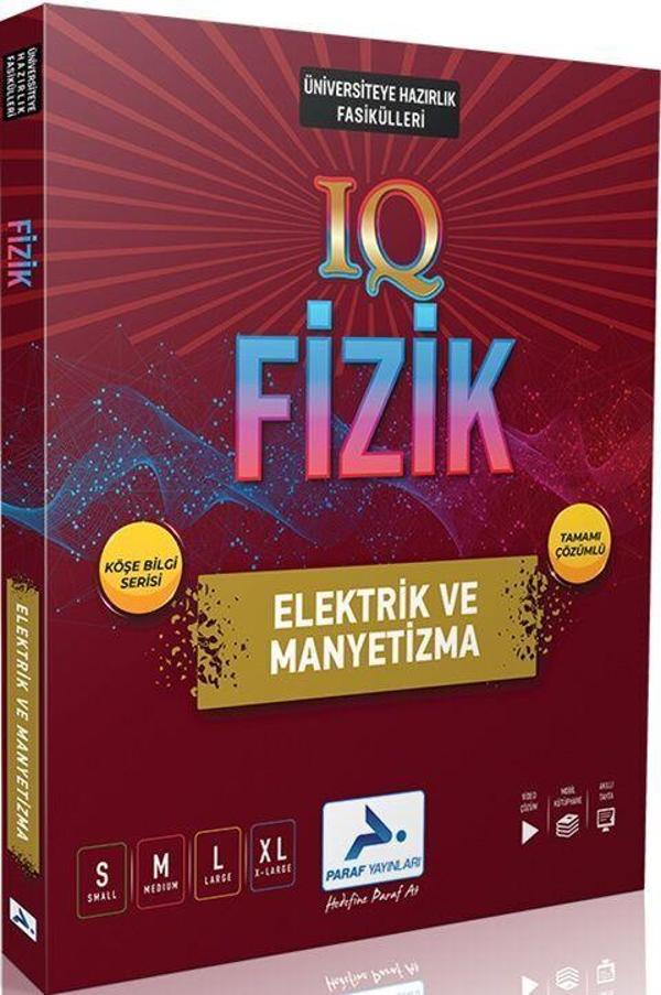 Paraf Yayınları IQ Fizik Elektrik ve Manyetizma Soru Kütüphanesi - PRF Paraf Yayınları - Image 1