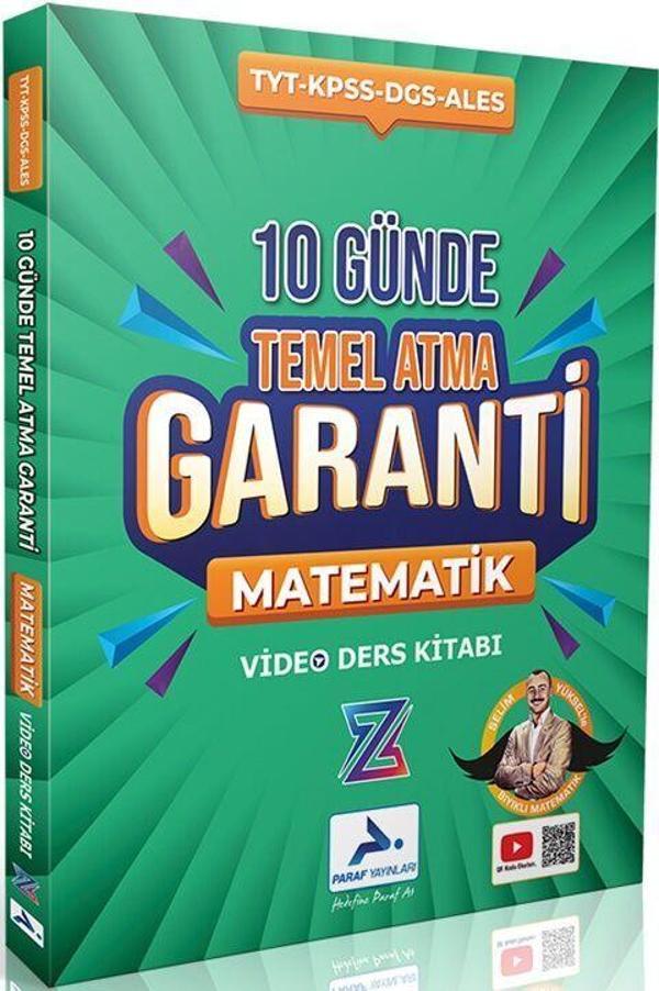 Paraf Yayınları TYT Matematik 10 Günde Temel Atma Garanti Video Ders Kitabı - PRF Paraf Yayınları - Image 1
