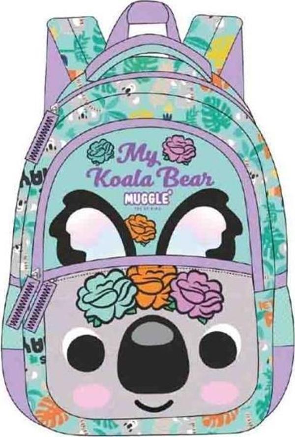 Muggle MU-9102 3 Bölmeli Koala Okul Sırt Çantası - Image 1