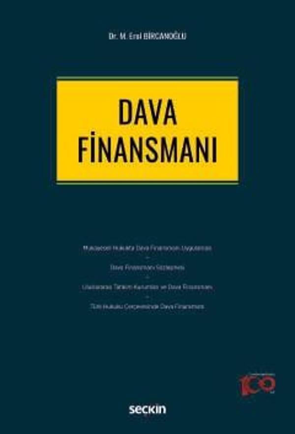 Dava Finansmanı Dr. Mustafa Erol Bircanoğlu 1. Baskı, Eylül 2024 - Seçkin Yayıncılık - Image 1