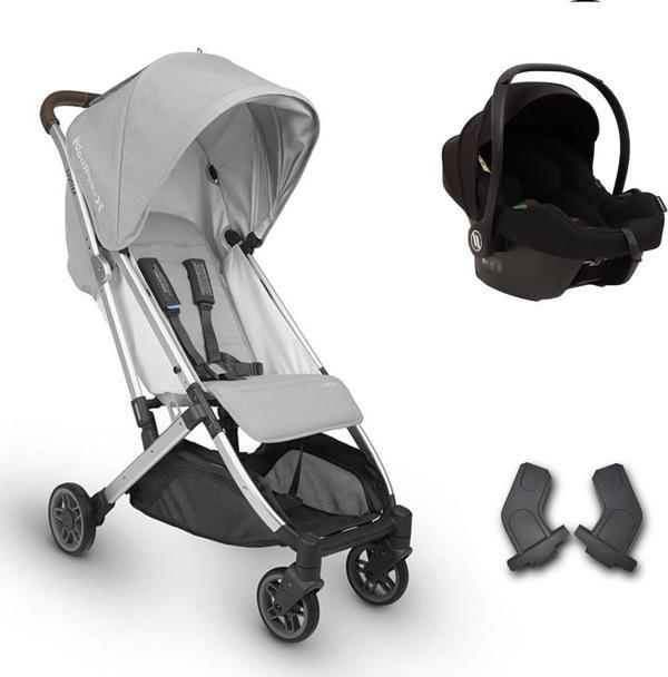 Uppababy Minu Cosmo Travel Sistem Bebek Arabası Devin - Black - Image 1
