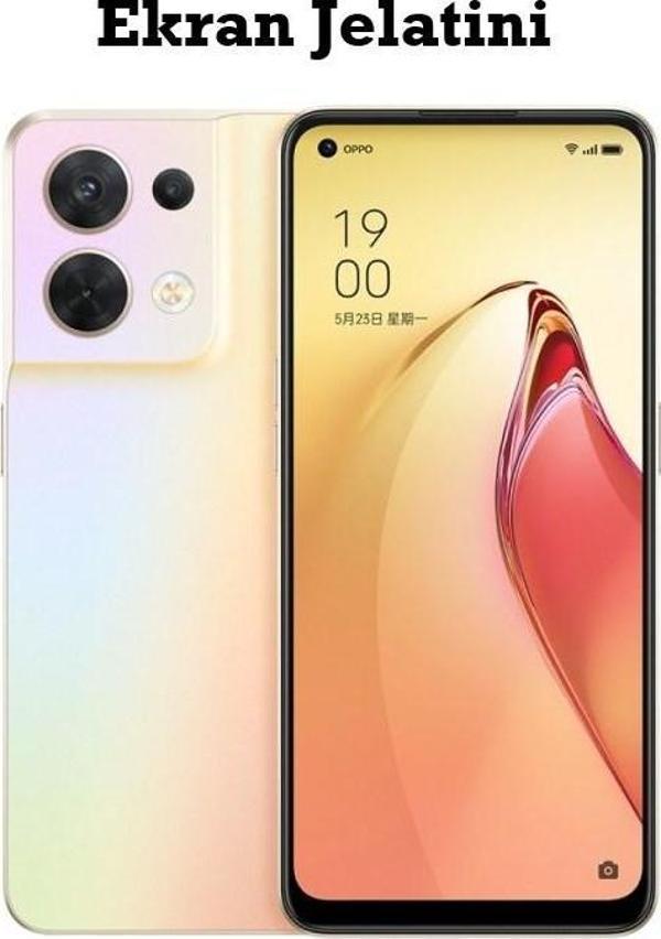 Oppo Reno 8 Uyumlu Ön Body Şeffaf Ultra Ekran Koruyucu Nano Jelatin - Image 1