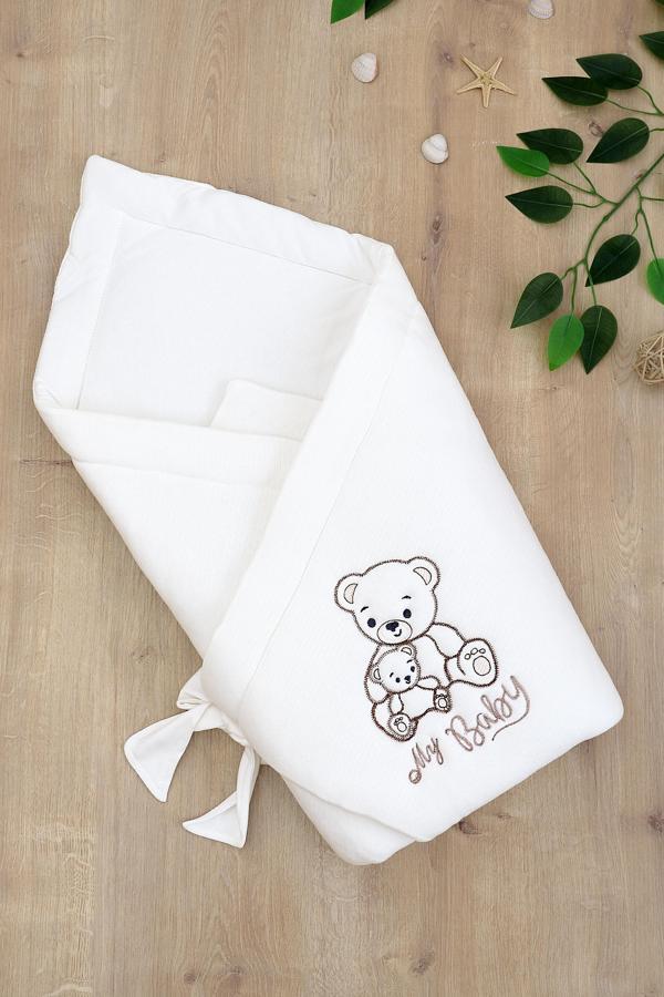 Kız Erkek Bebek Unisex Lüks Kundak Battaniye STL6756 - Image 1