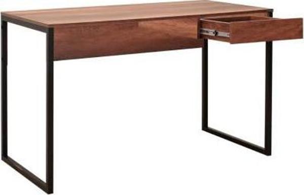 Tek Çekmeceli Bilgisayar Masası-Koyu Ceviz 120x75x60 cm - Image 1