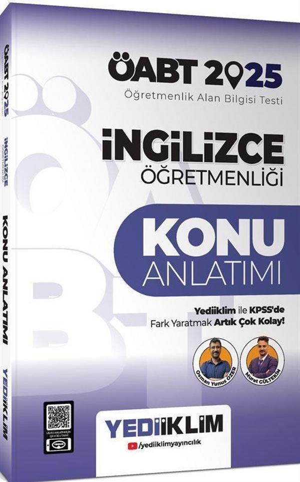2025 ÖABT İngilizce Öğretmenliği Konu Anlatımı - Yediiklim Yayınları - Image 1