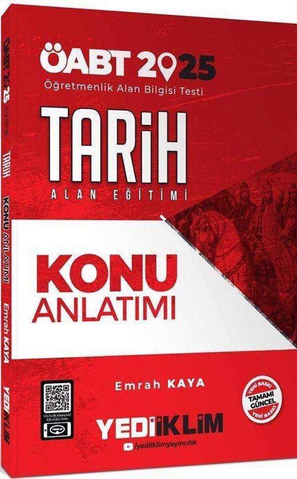 2025 ÖABT Tarih Alan Eğitimi Konu Anlatımı - Yediiklim Yayınları - Image 1