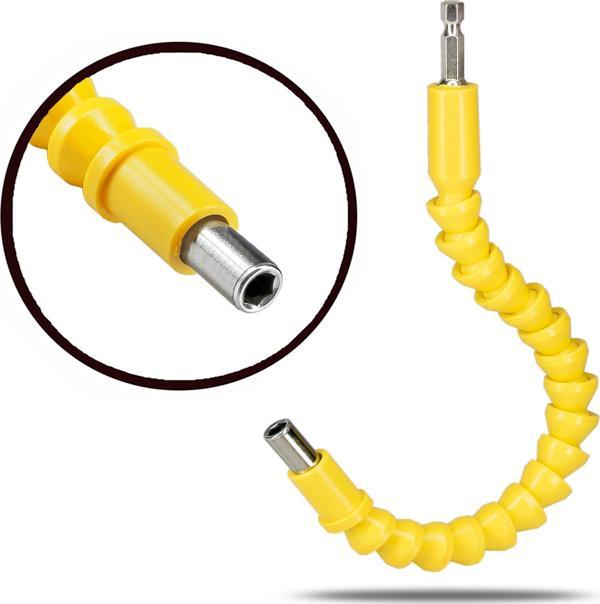 Akrobat Bits Uzatma 30cm Flexible Esnek Katlanır Bükülür Spiral Tornavida Vidalama Matkap Ucu - Image 1