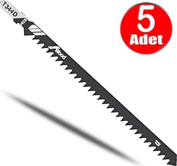 T344D Master Uzun Boy Dekupaj Testere Bıçağı Ucu 152mm Hcs Ahşap Plastik Dekopaj Ağzı -5li paket - Image 1