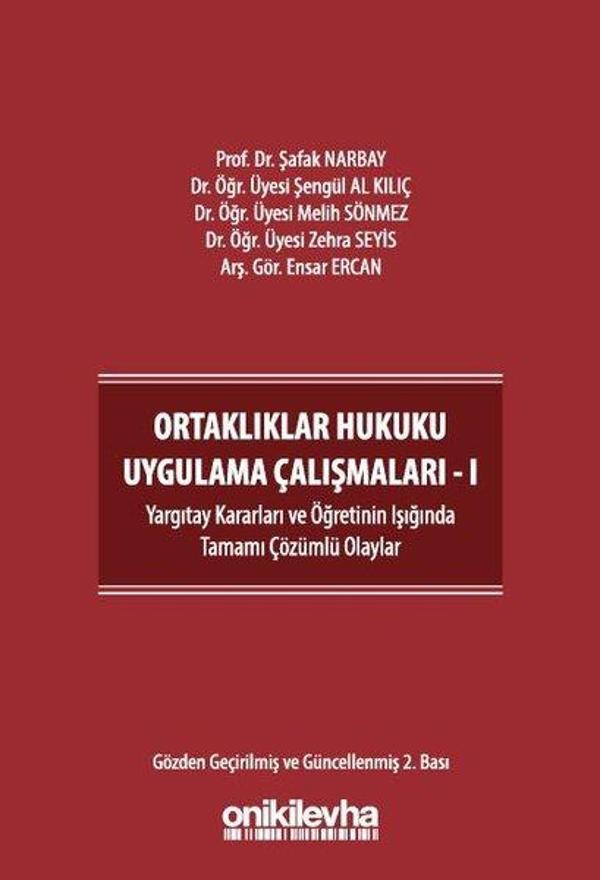 Ortaklıklar Hukuku Uygulama Çalışmaları - 1 - On İki Levha Yayıncılık - Image 1