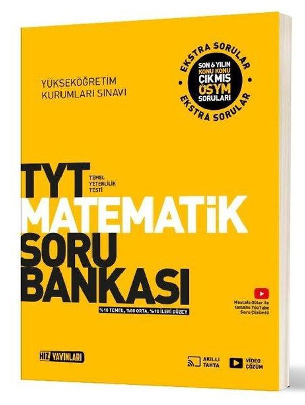 TYT Matematik Soru Bankası - Hız Yayınları - Image 1