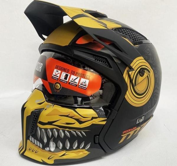 Mt Streetfighter SV Aztec B3 Çene Açılır Motosiklet Kaskı Mat Siyah - Image 1