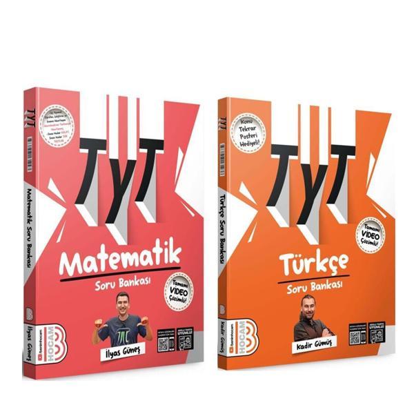 Benim Hocam 2025 TYT Türkçe ve Matematik Soru Bankası Seti 2 Kitap - Benim Hocam Yayınları - Image 1