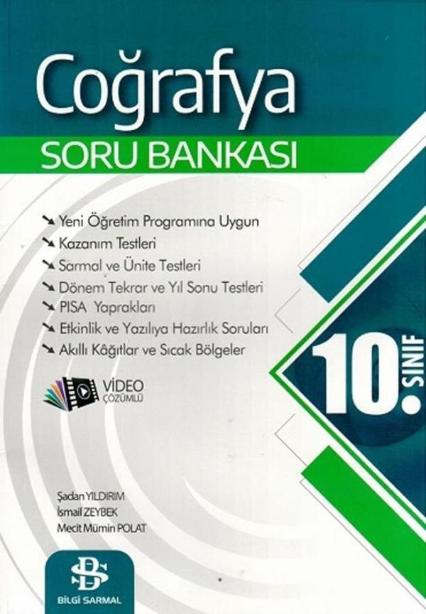 10. Sınıf Coğrafya Soru Bankası Bilgi Sarmal Yayınları - Bilgi Sarmal Yayınları - Image 1