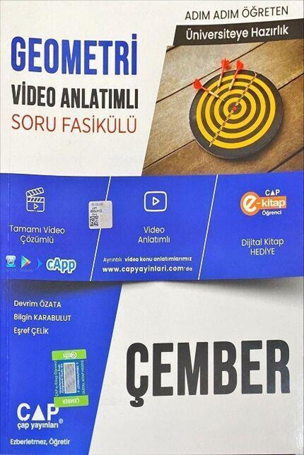 Üniversiteye Hazırlık Geometri Çember Konu Anlatımlı Soru Bankası Çap Yayınları - Çap Yayınları - Image 1