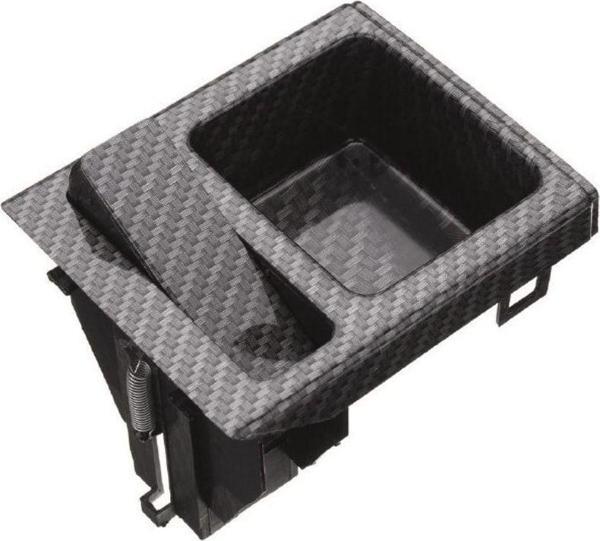 NS Nilser Auto Parts Bmw E46 Madeni Para Kutusu Orta Konsol Karbon Siyah 1998-2005 Uyumlu - Image 1