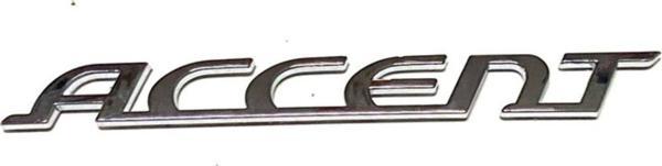 Sancar Auto Yazı Accent 2006-2018 Arka (ACCENT YAZISI) - Image 1