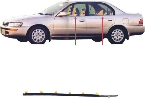 NS Nilser Auto Parts Nilser Corolla AE101 XLI Ön Sol Sıyırıcı Fitil Siyah 1993-1998 - Image 1