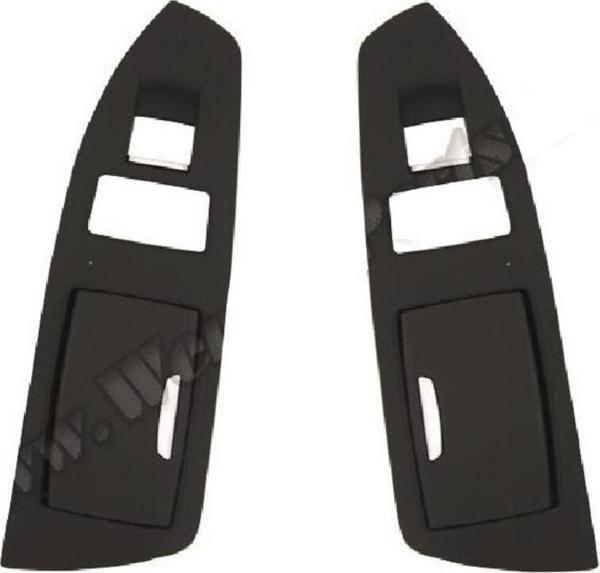 Wender Parts Bmw F01 Cam Düğme Çerçeve Seti Arka Sağ-sol Siyah 2009-2015 Uyumlu - Image 1