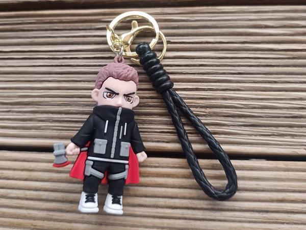 Anahtarlık Thor Marvel Silikon Anahtarlık Çanta Süsü Karakter Figür Oyuncak 15219 - Image 1