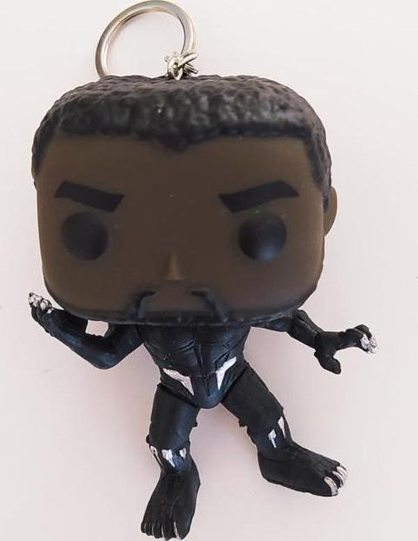 Black Panther Pop Figür Anahtarlık Çanta Süsü 9 cm - Image 1