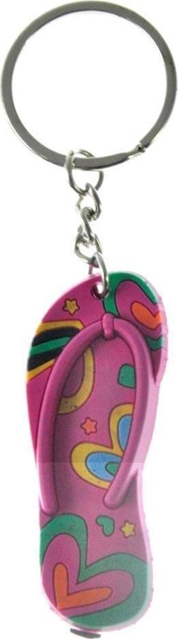 Anahtarlık Sevimli Flip Flop Terlik Figürlü Anahtarlık 5946 - Image 1