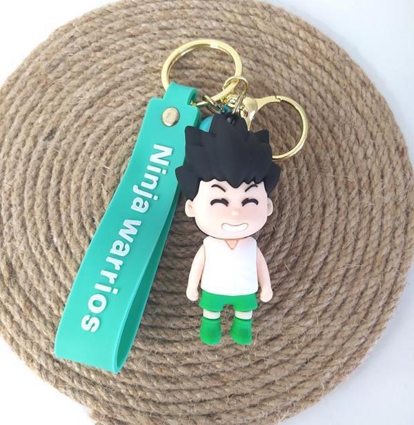 Hunter x Hunter Gon Freecss Karakter Figür Silikon Anahtarlık Çanta Süsü Oyuncak Aksesuar 12816 - Image 1