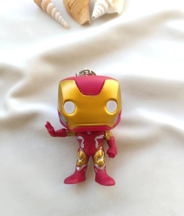 Iron Man Funko Pop Figür Anahtarlık Çanta Süsü Karakter Figür Oyuncak  9 cm - Image 1