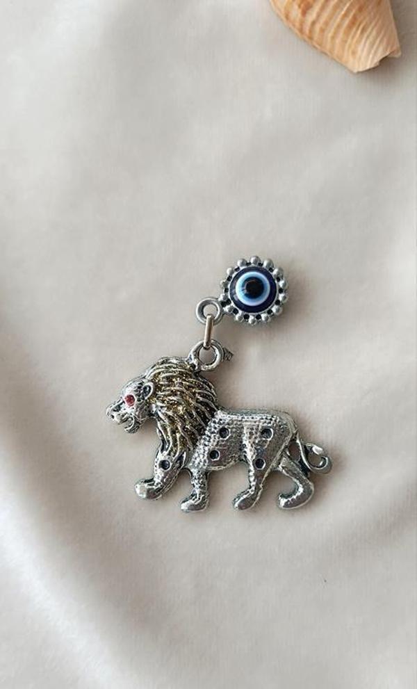 Magnet Aslan Metal Hayvan Mıknatıslı Buzdolabı Süsü  - Image 1